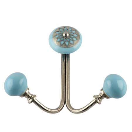 Turquoise Strewn Flat Wired Hooks Online